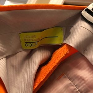 Orange golf shorts